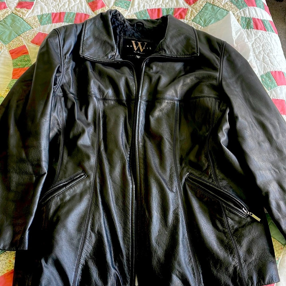 Womens leather jacket